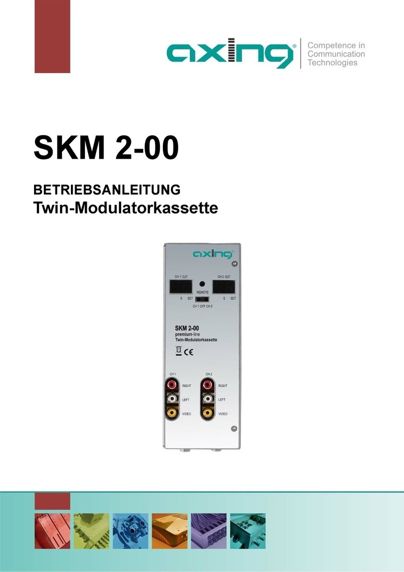 axing SKM 2-00 User manual axing SKM 2-00 User manual