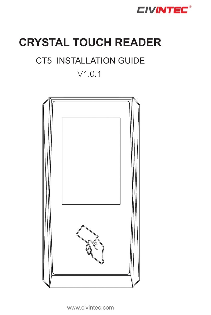 Civintec CRYSTAL TOUCH CT5 installation guide