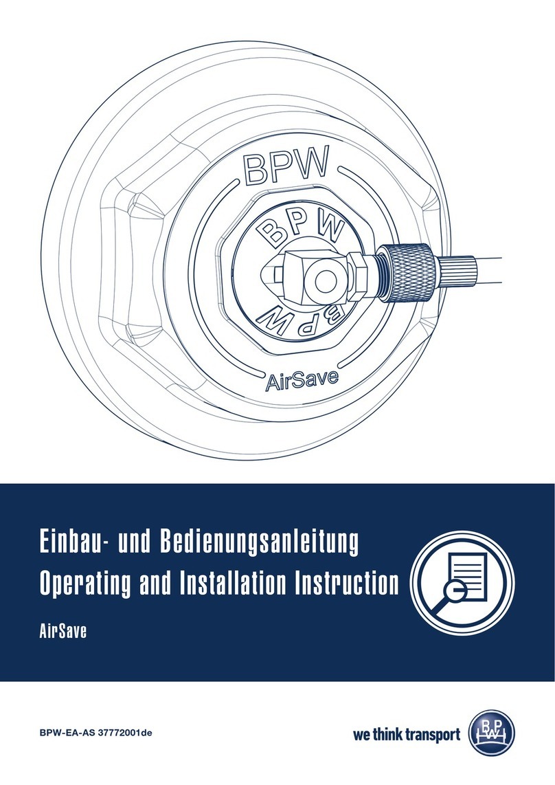 BPW AirSave User manual