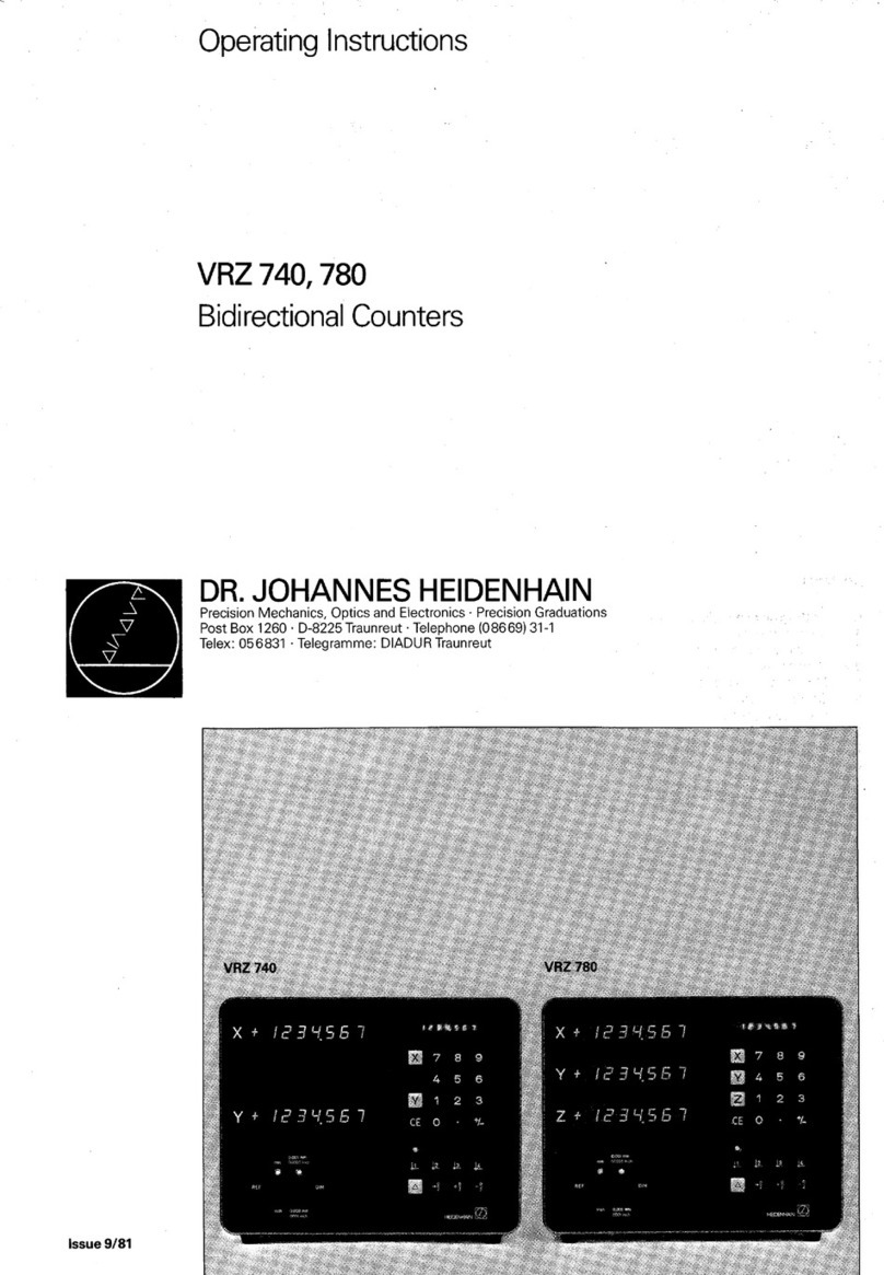 HEIDENHAIN VRZ 780 User manual