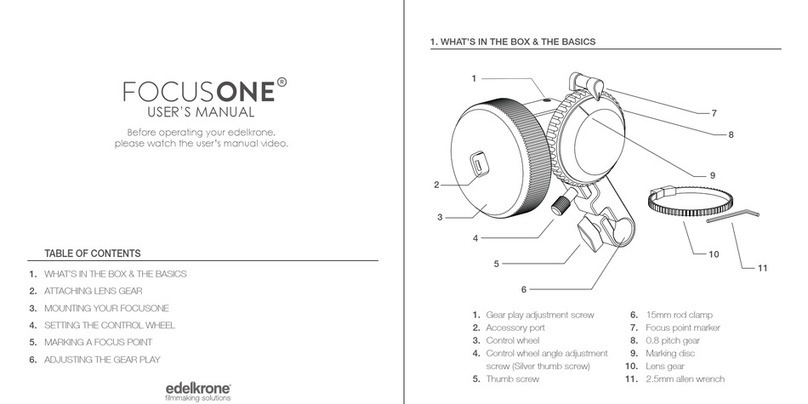 edelkrone FocusONE user manual