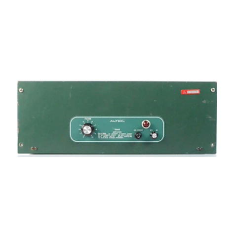 Altec 1594B operating instructions