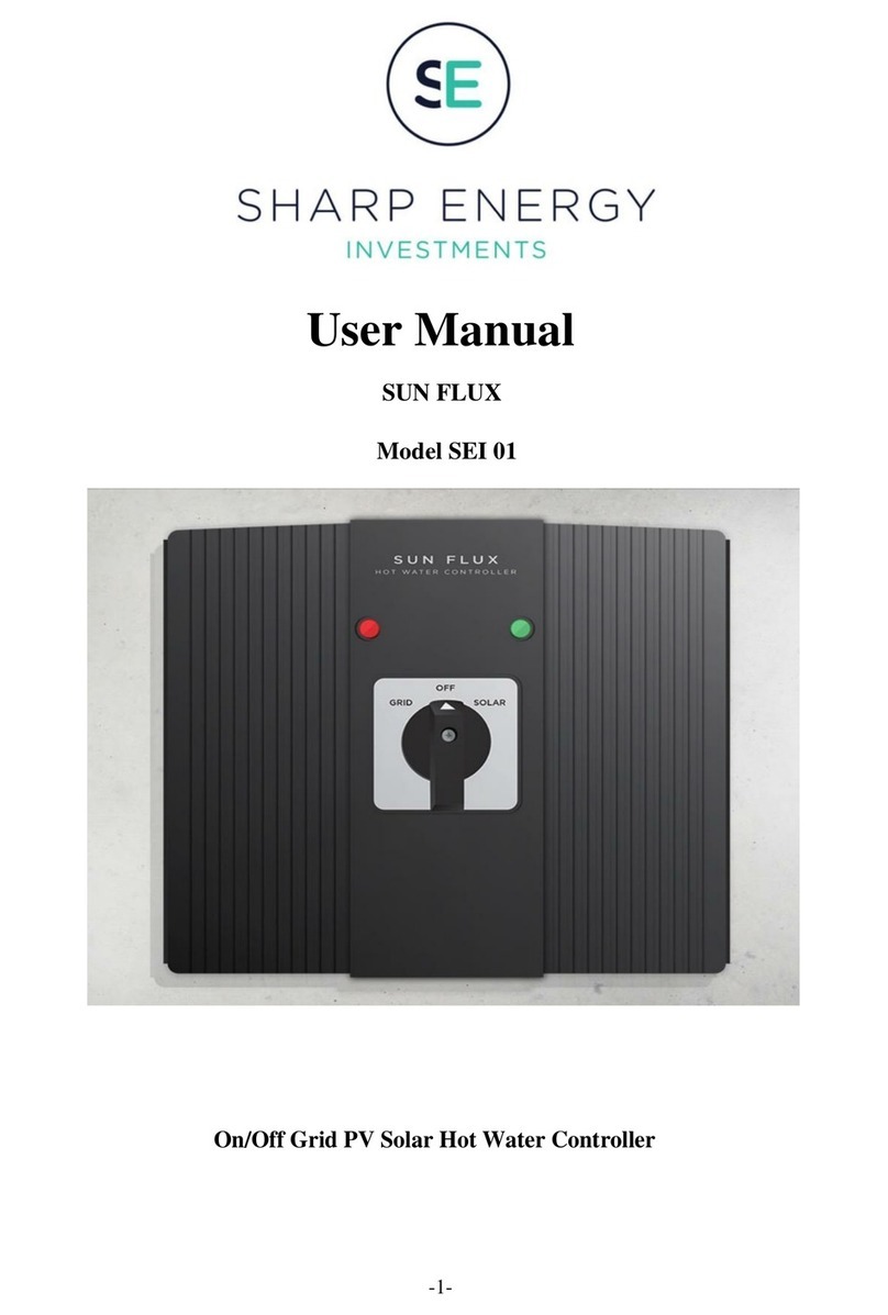 Sharp Energy SUN FLUX SEI 01 user manual