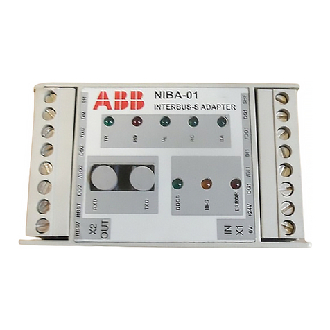 ABB NIBA-01 Installation manual