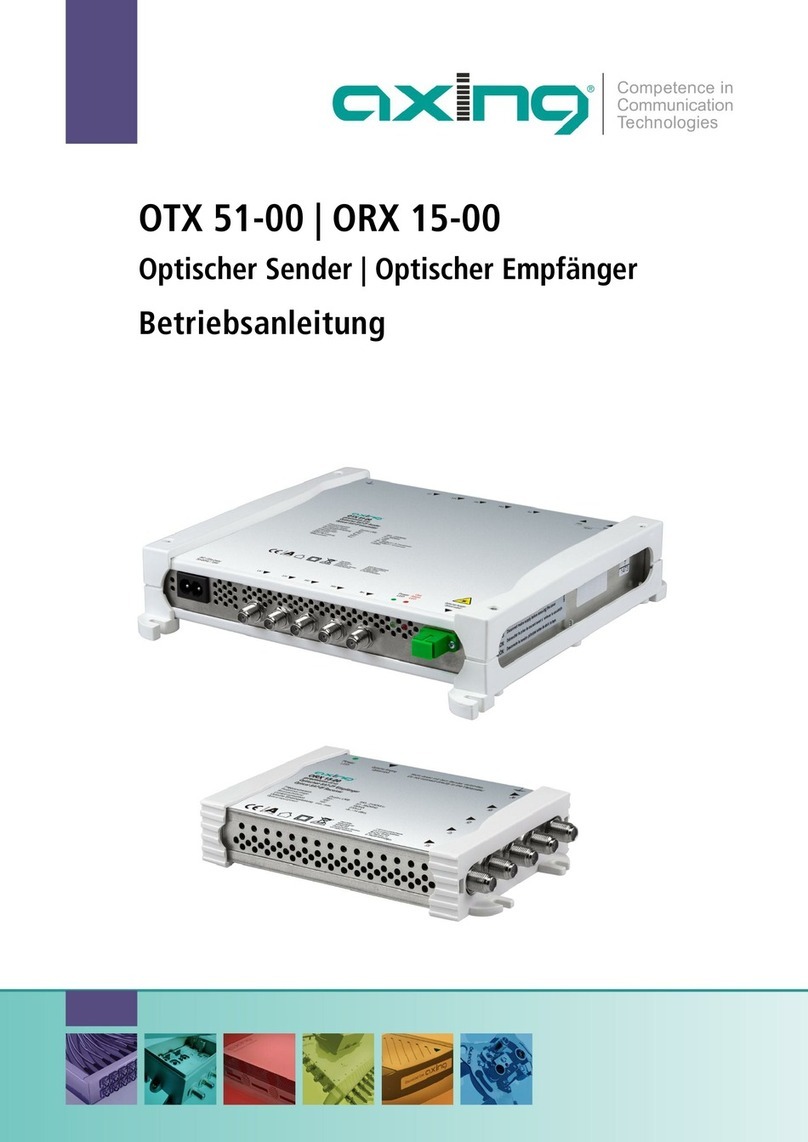 axing OTX 51-00 User manual