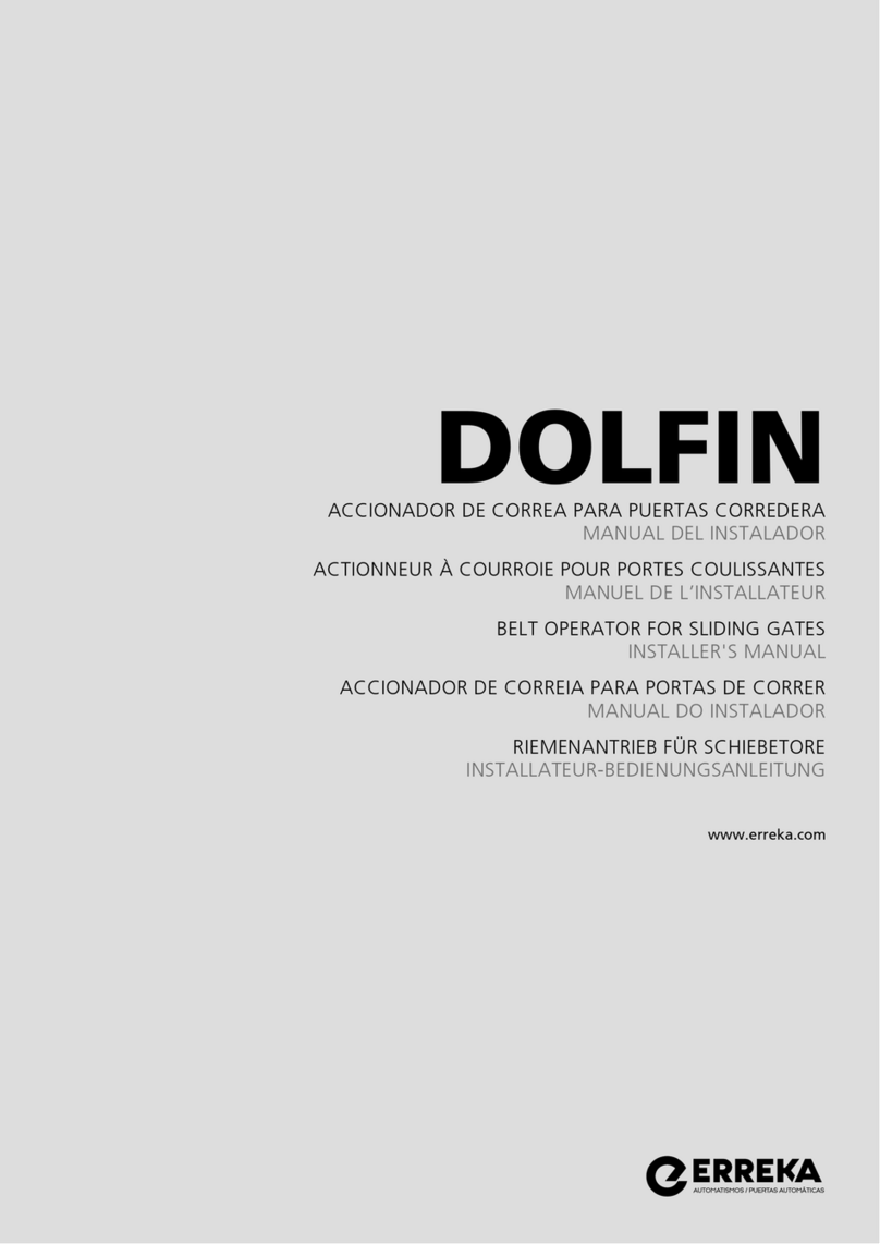 Erreka Dolfin DOS424E Installer manual