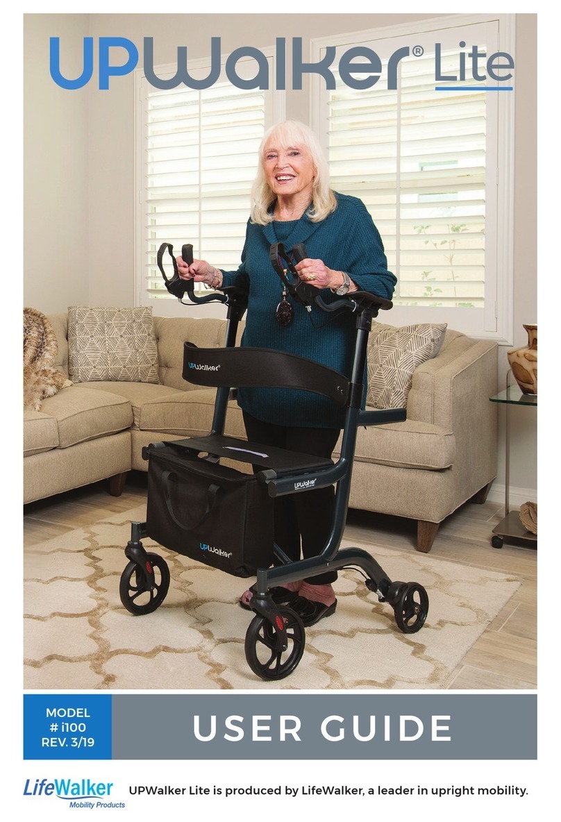 LifeWalker Mobility Products UPWalker Lite i100 user guide
