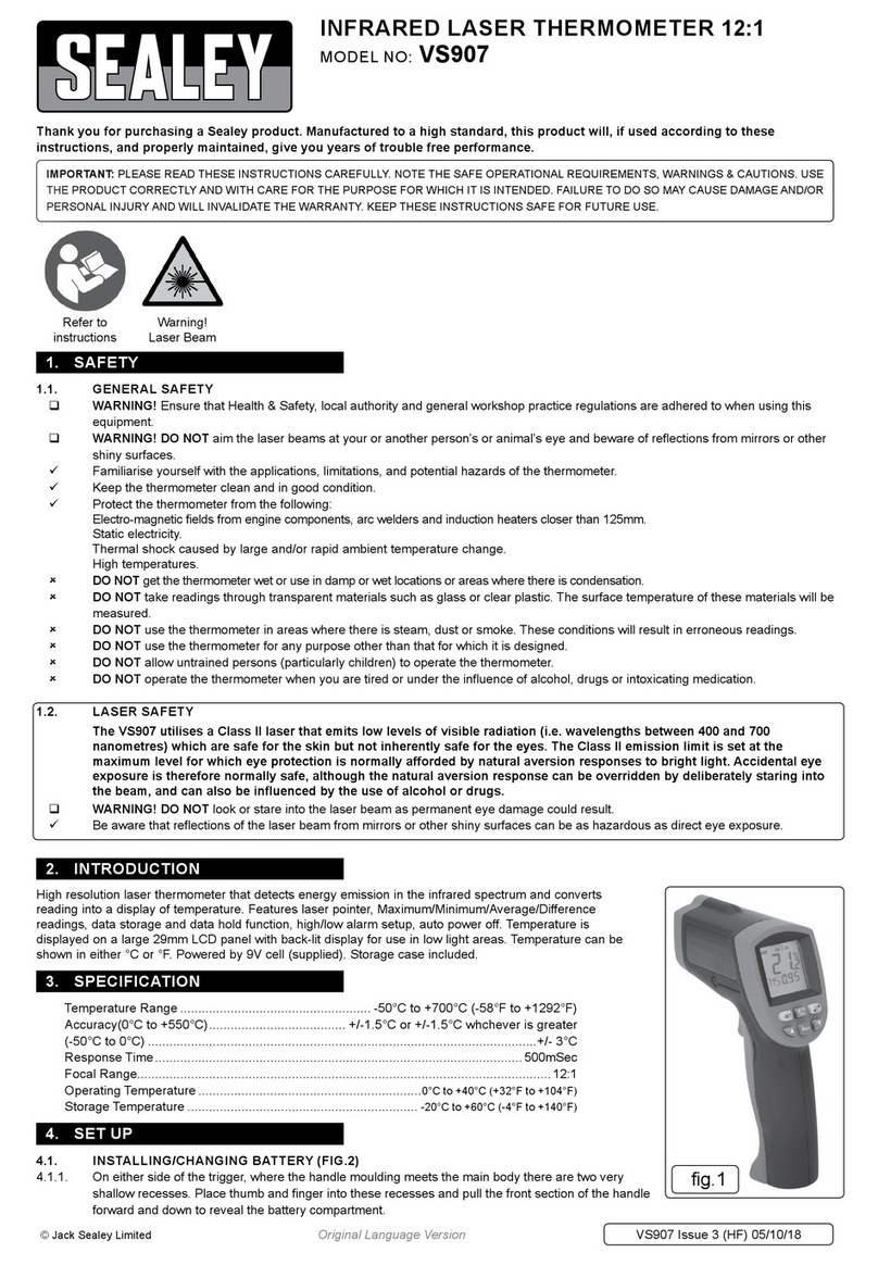 Sealey VS907 User manual