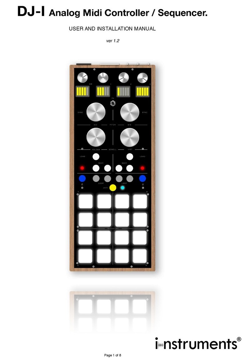 i-nstruments DJ-I User and installation manual