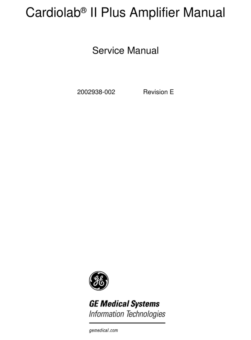 GE Cardiolab II Plus User manual