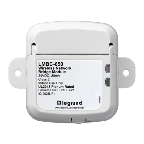 LEGRAND Wattstopper LMBC-650 User manual