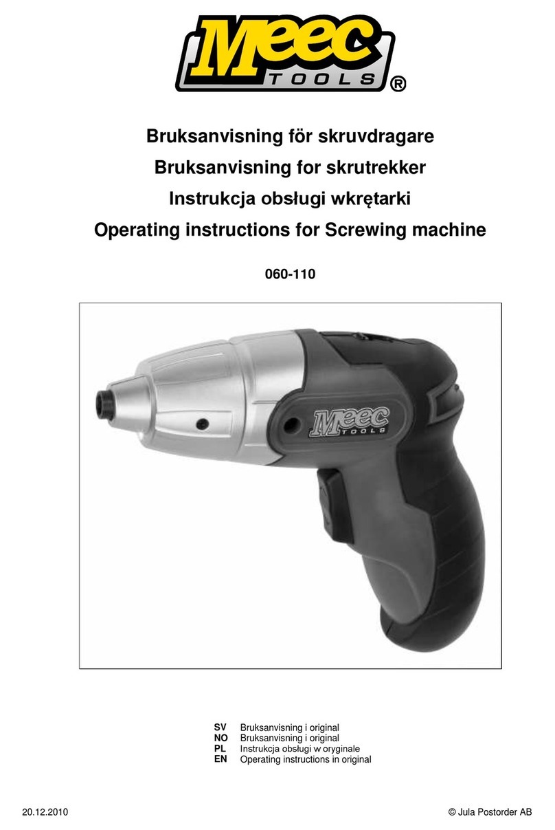 Meec tools 060-110 User manual