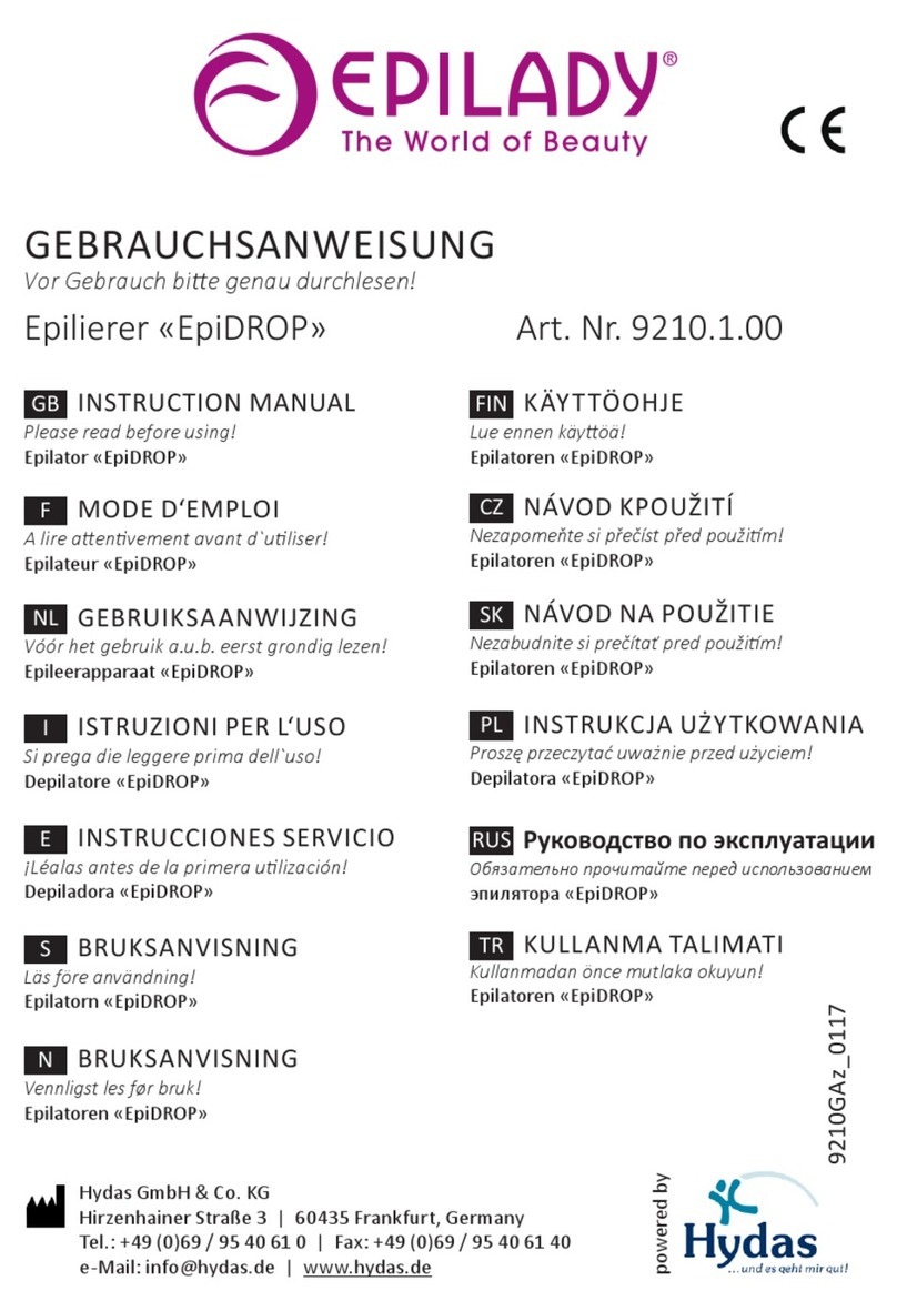 Epilady EpiDROP User manual