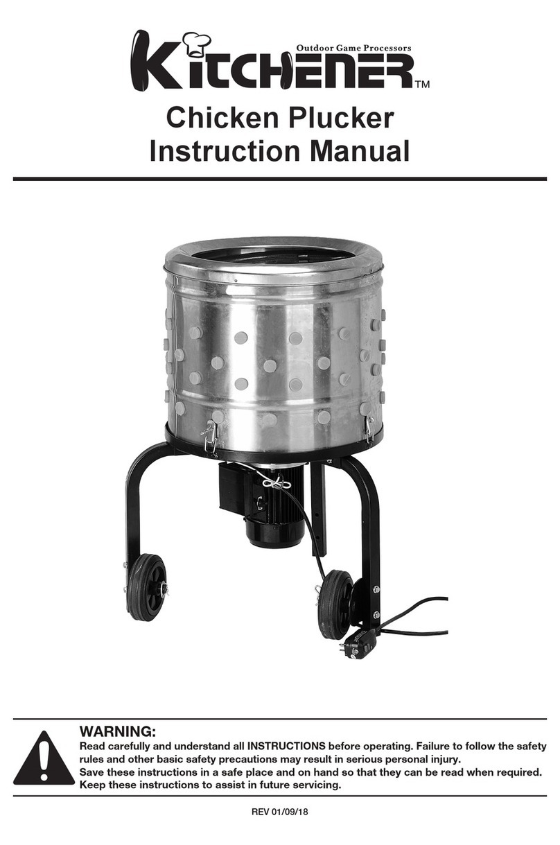 Kitchener FP100 instruction manual