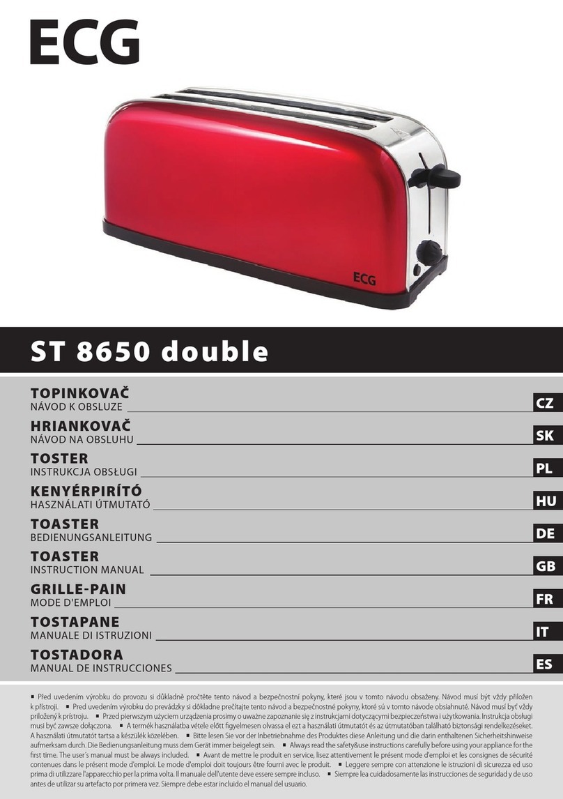 ECG ST 8650 double instruction manual