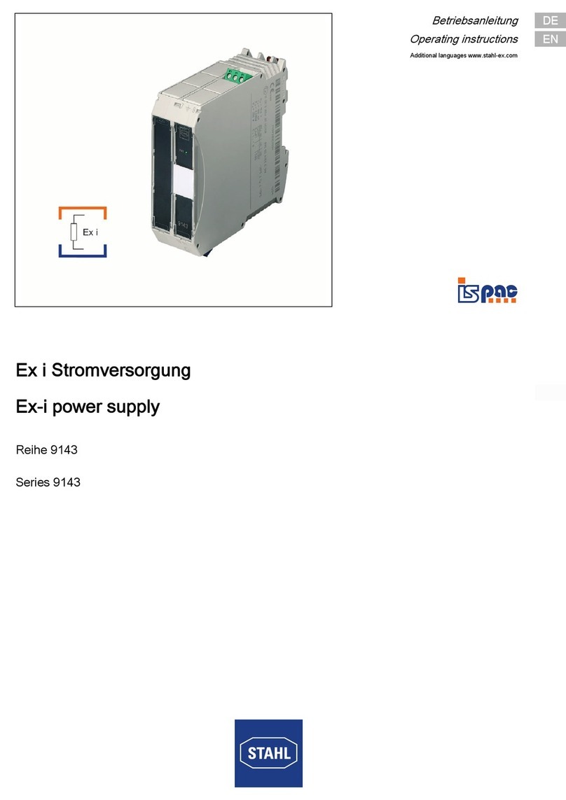Stahl 9143/10-065-200-10 operating instructions