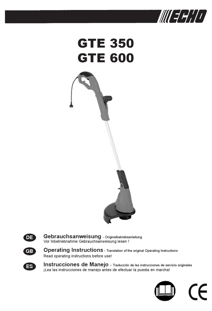 Echo GTE 350 User manual