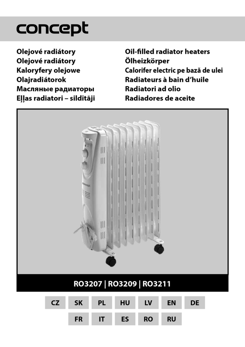 Concept2 RO3207 User manual