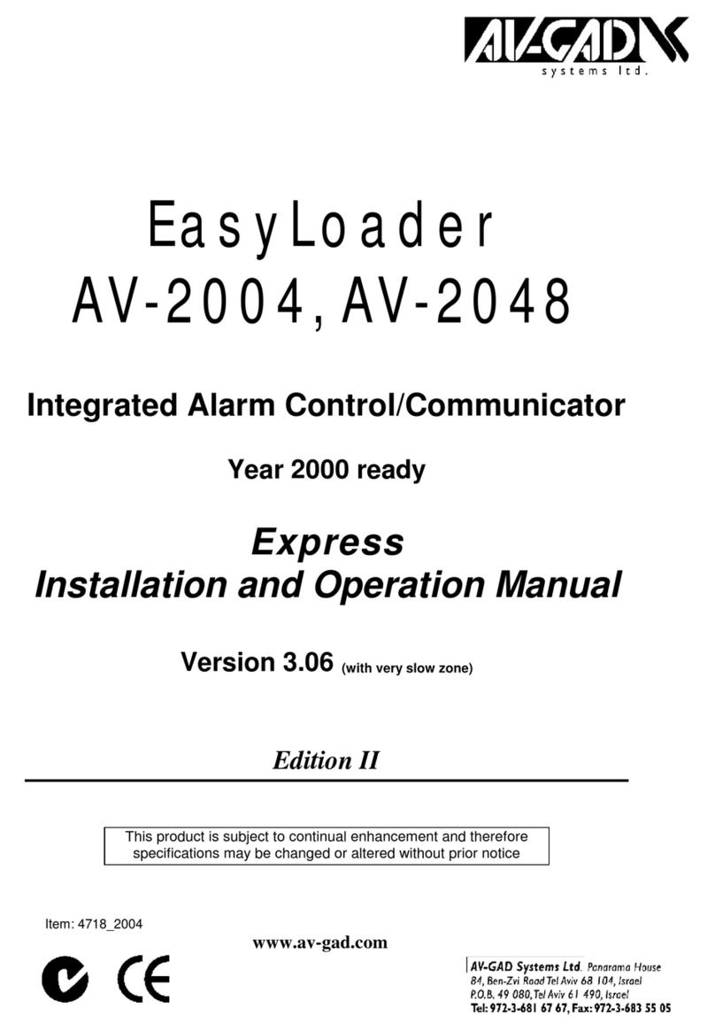 AV-GAD EasyLoader AV-2004 Installation and operation manual