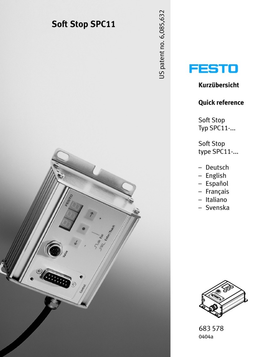 Festo SPC11 Series User instructions