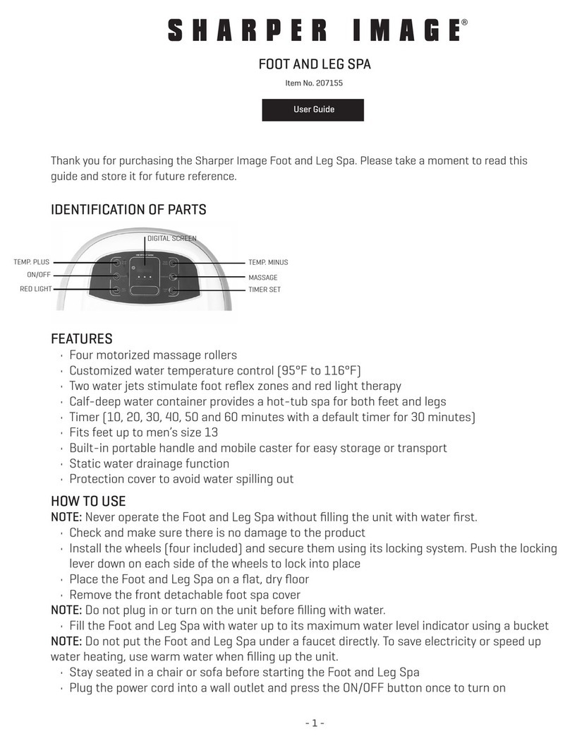 Sharper Image 207155 User manual