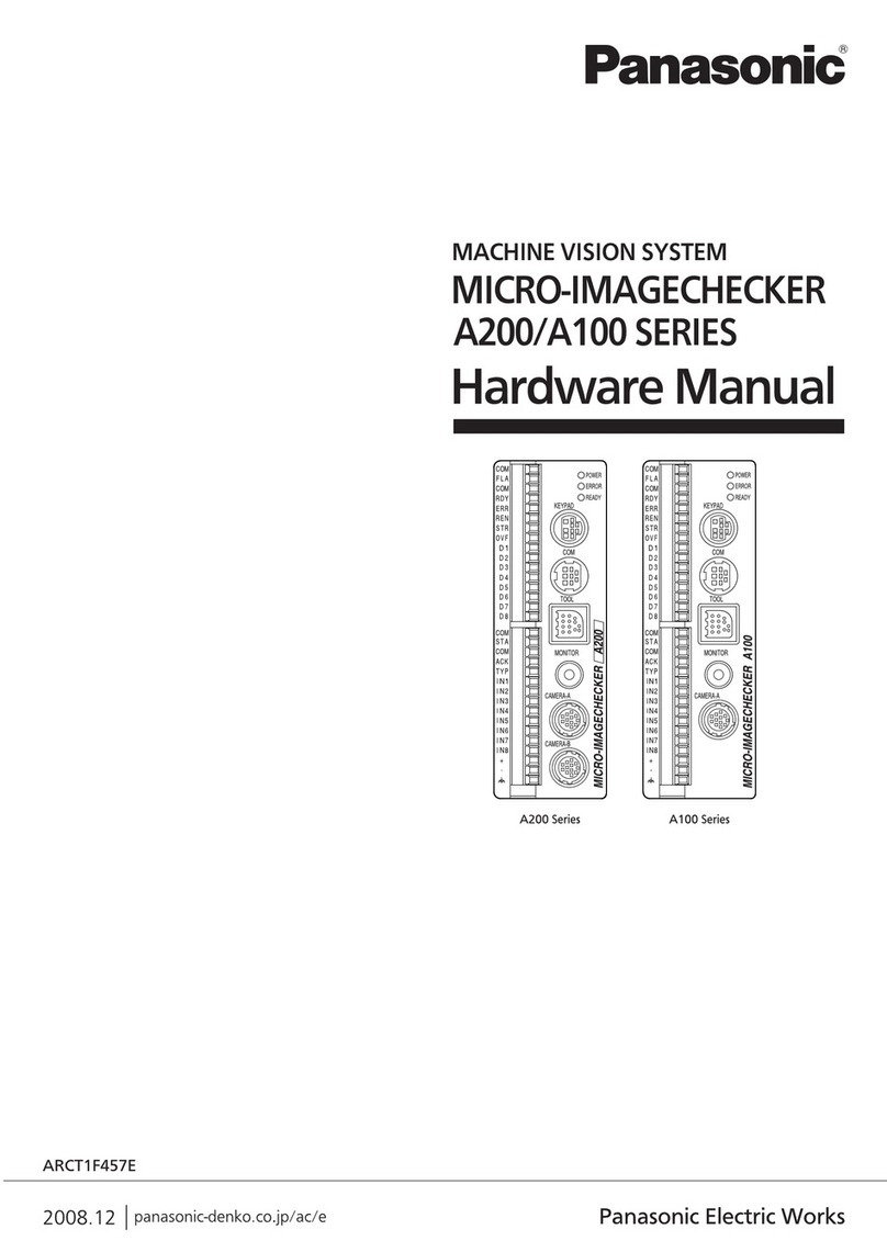 Panasonic MICRO-IMAGECHECKER A200 Series User manual Panasonic MICRO-IMAGECHECKER A200 Series User manual
