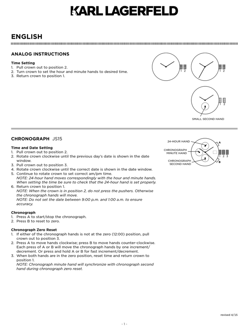 Karl Lagerfeld JS15 quick start guide