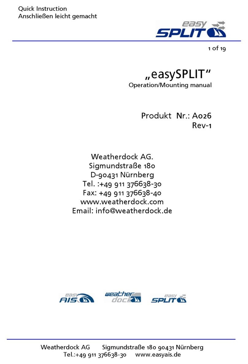 Weatherdock easySPLIT Operator's manual