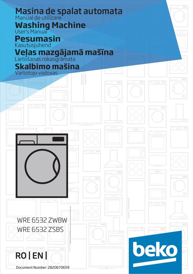 Beko WRE 6532 ZWBW user manual