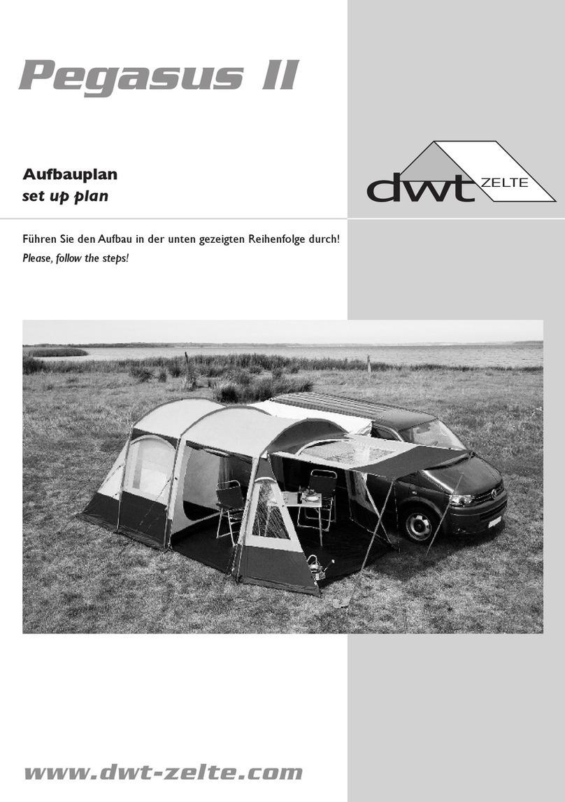 DWT Zelte Pegasus II Assembly and care instructions DWT Zelte Pegasus II Assembly and care instructions
