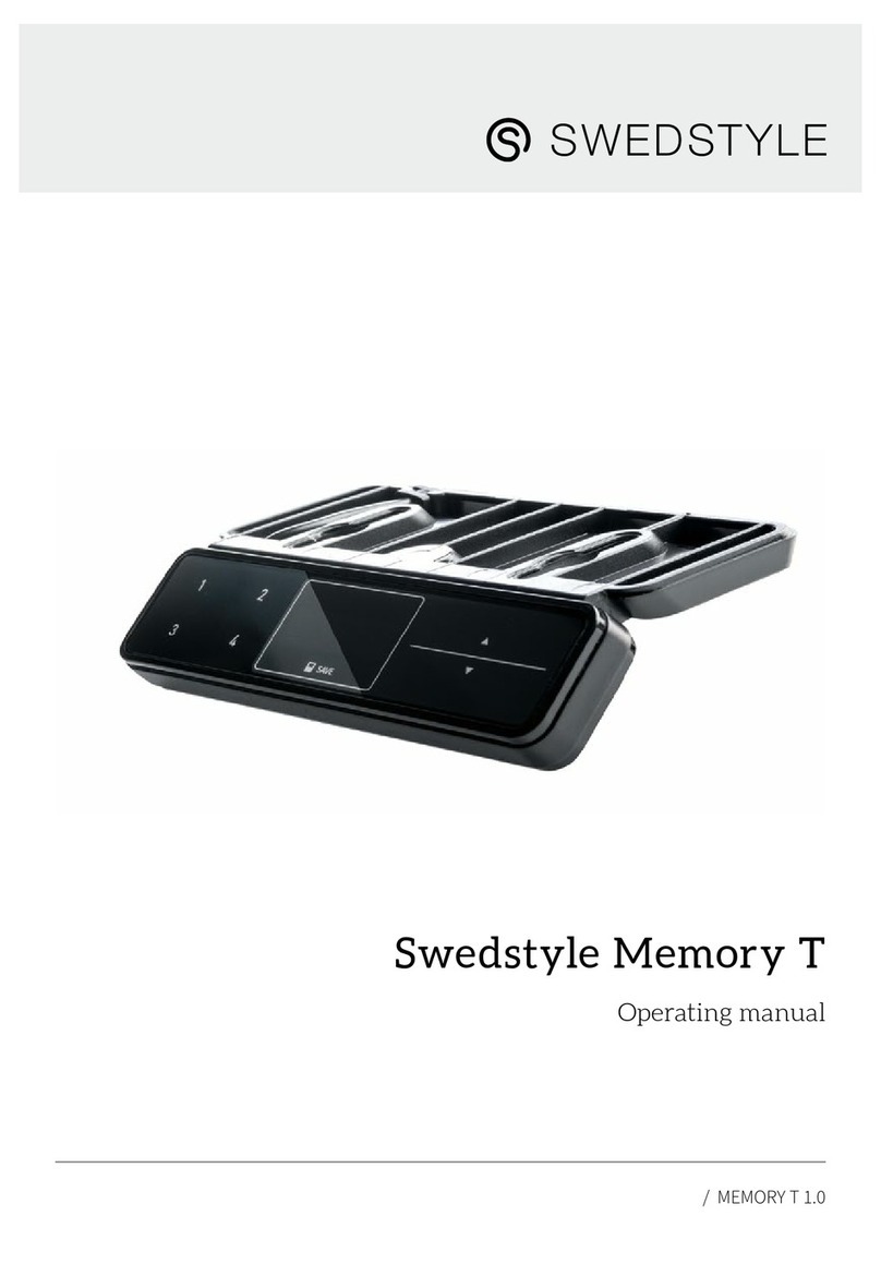 Swedstyle Memory T operating manual