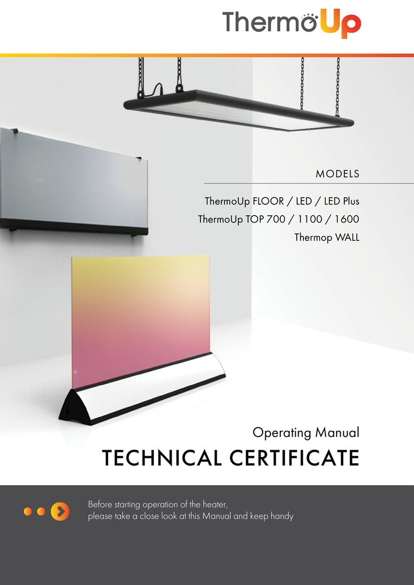ThermoUp FLOOR operating manual