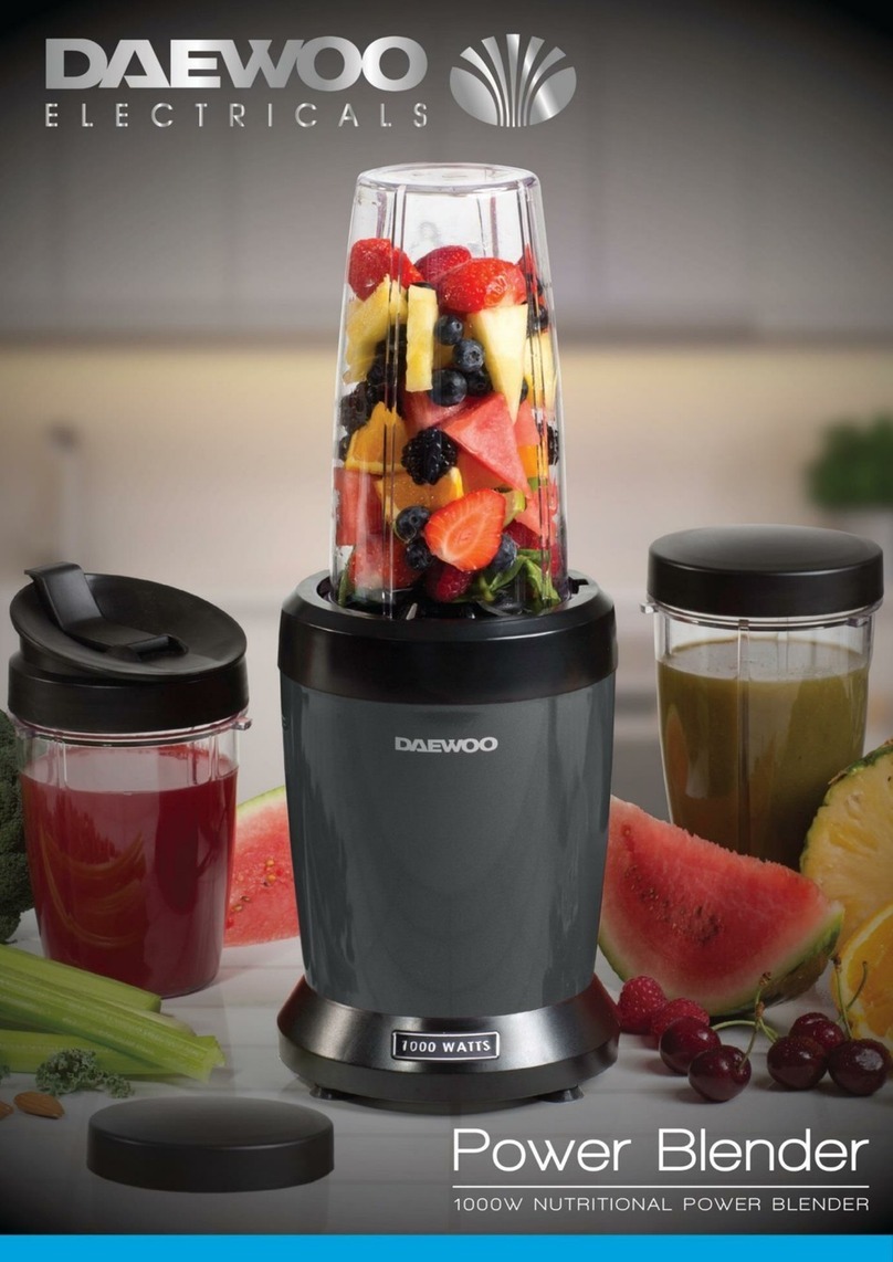 Daewoo POWER BLENDER manual