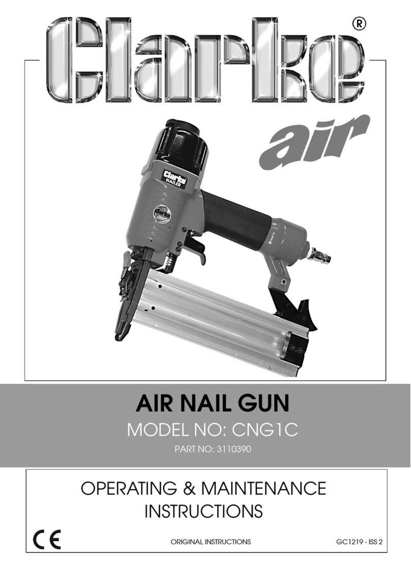 Clarke CNG1C Installation and operation manual