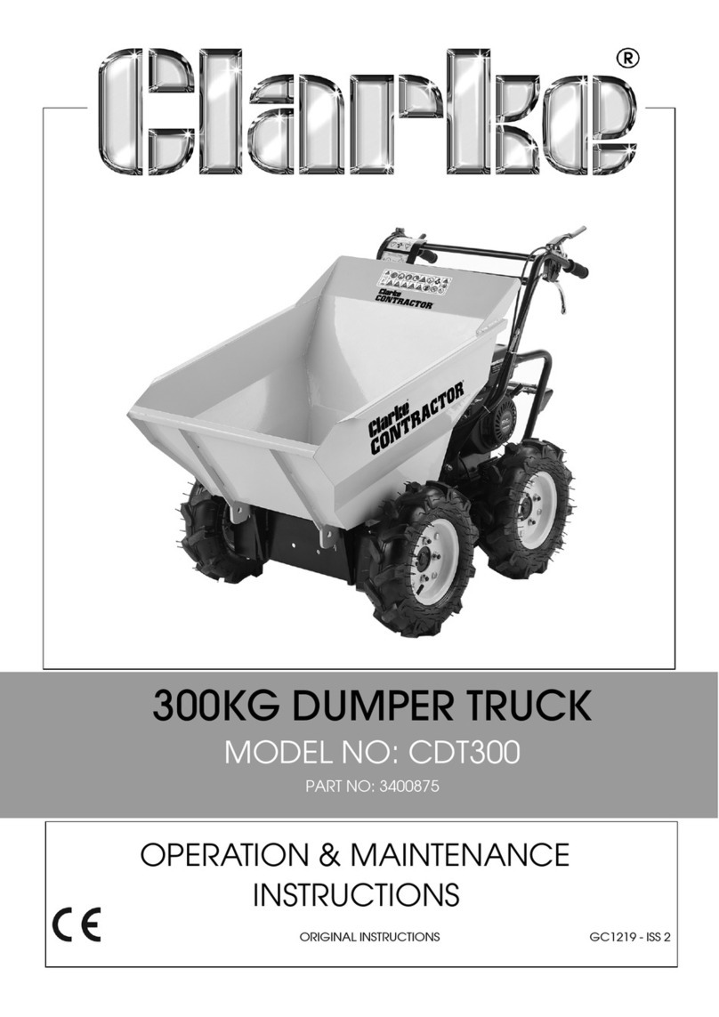 Clarke CDT300 Operating & maintenance instructions