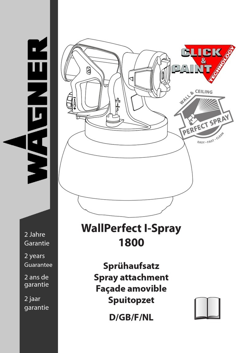 WAGNER WallPerfect I-Spray 1800 User manual
