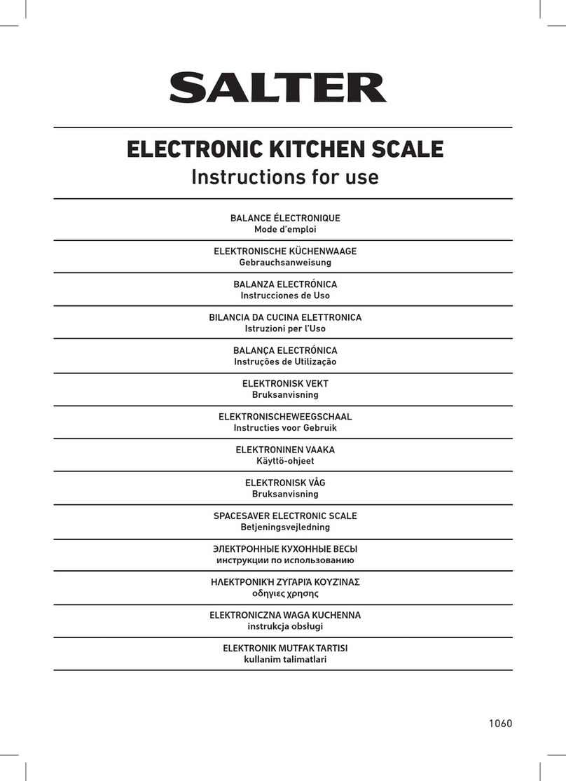 Salter 1060 Instructions for use