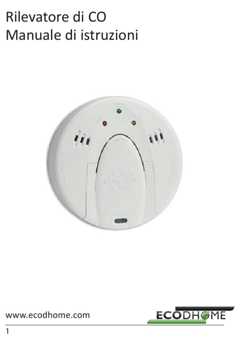 Ecodhome SmartDHOME CO Detector installation manual