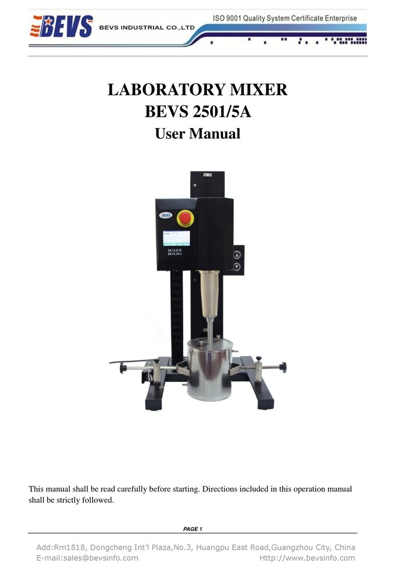 BEVS BEVS 2501 5A user manual