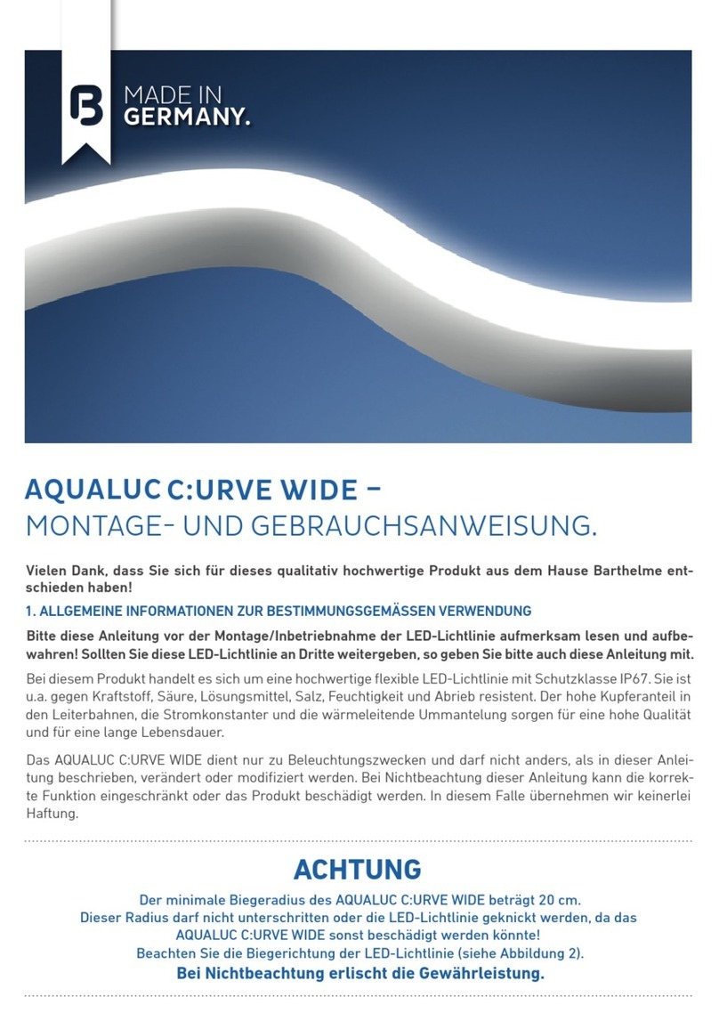 Barthelme AQUALUC C:URVE WIDE User guide