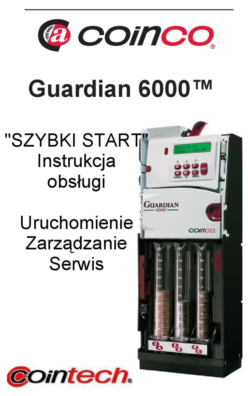 Coinco Guardian 6000 User manual