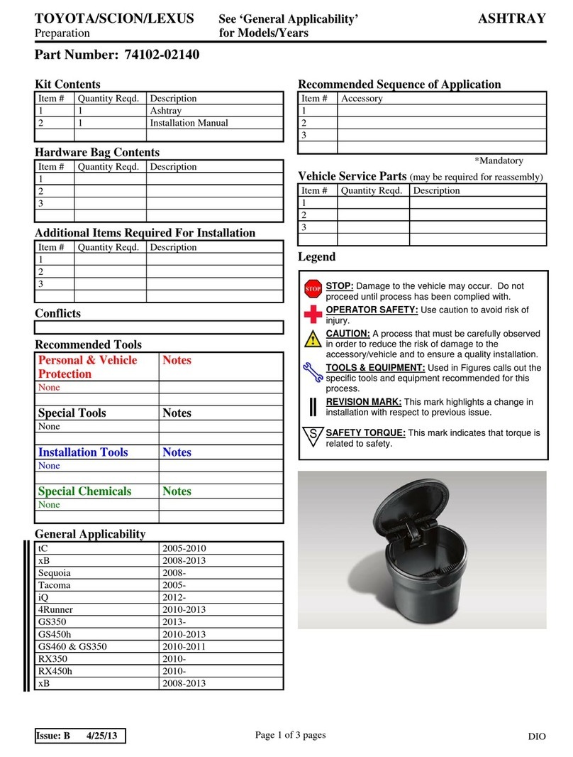 Toyota 74102-02140 quick start guide