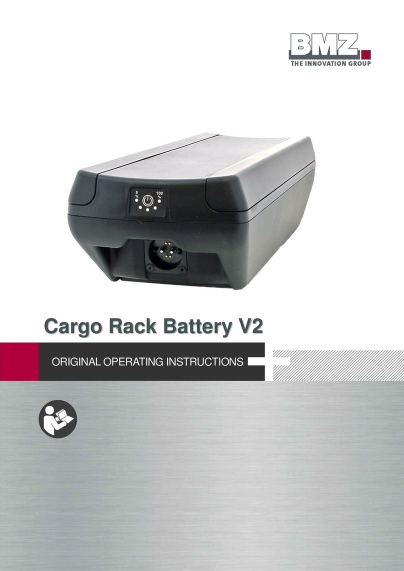 BMZ Cargo Rack Battery V2 Original operating instructions