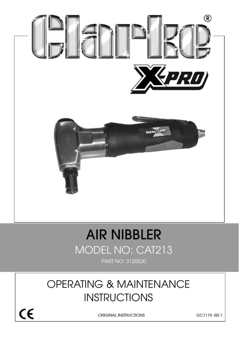 Clarke X-Pro CAT213 Installation and operation manual
