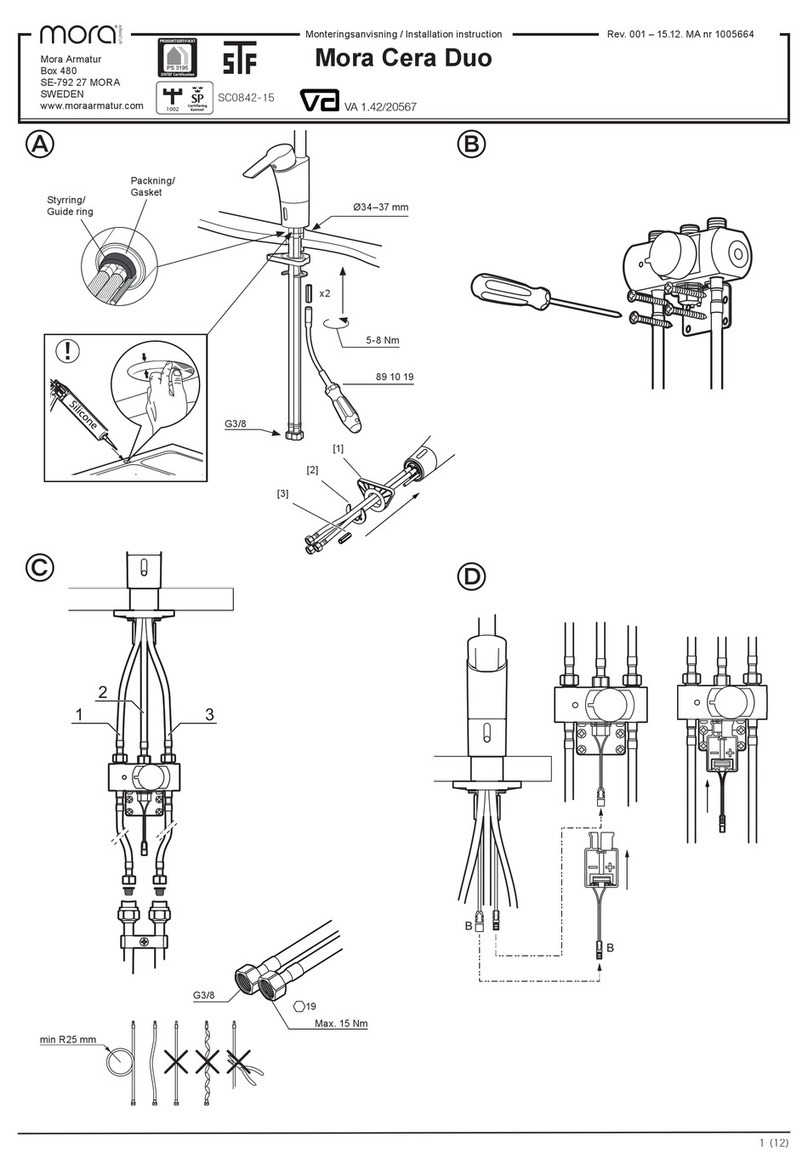 Mora armatur Cera Duo User manual