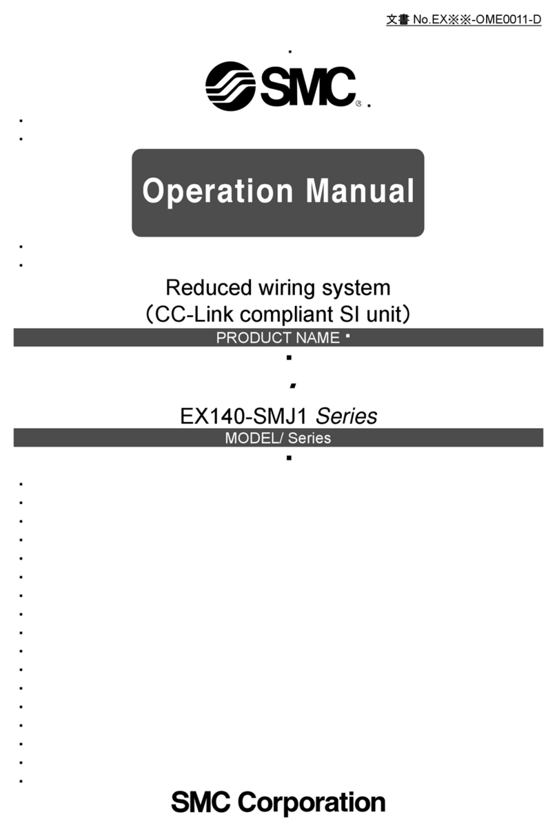 SMC Networks EX140-SMJ1 Series User manual