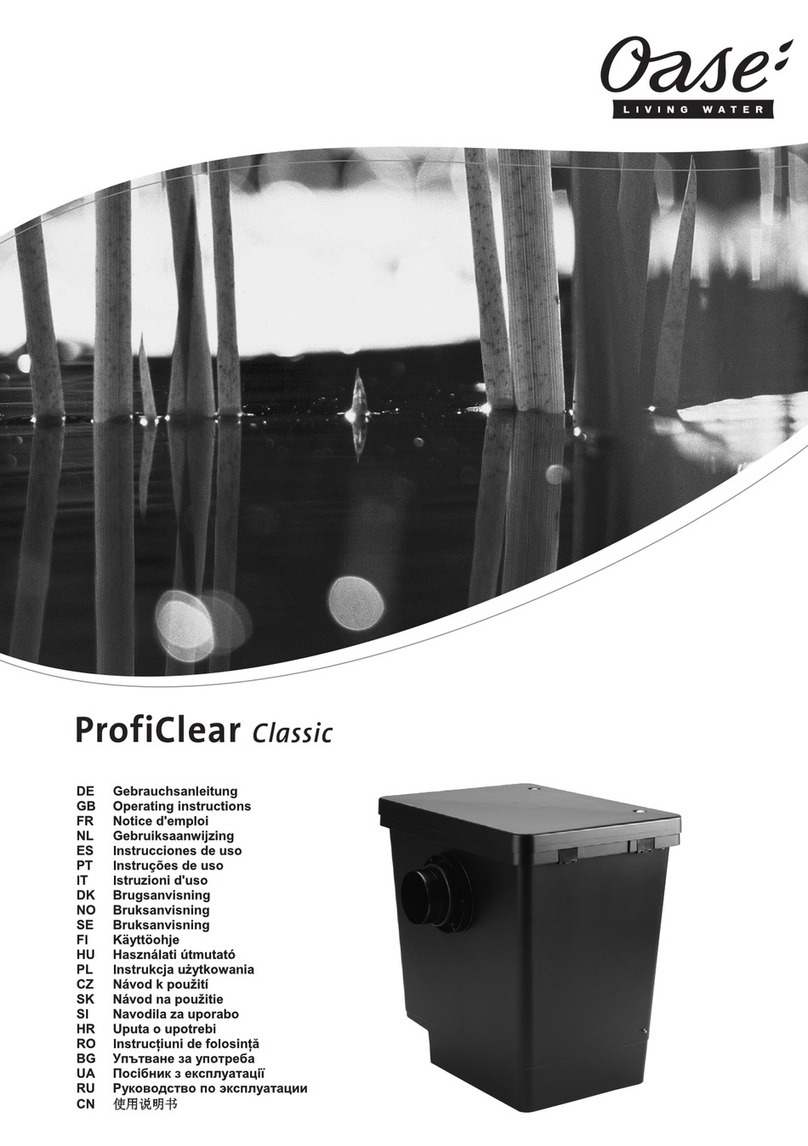 Oase ProfiClear Classic operating instructions