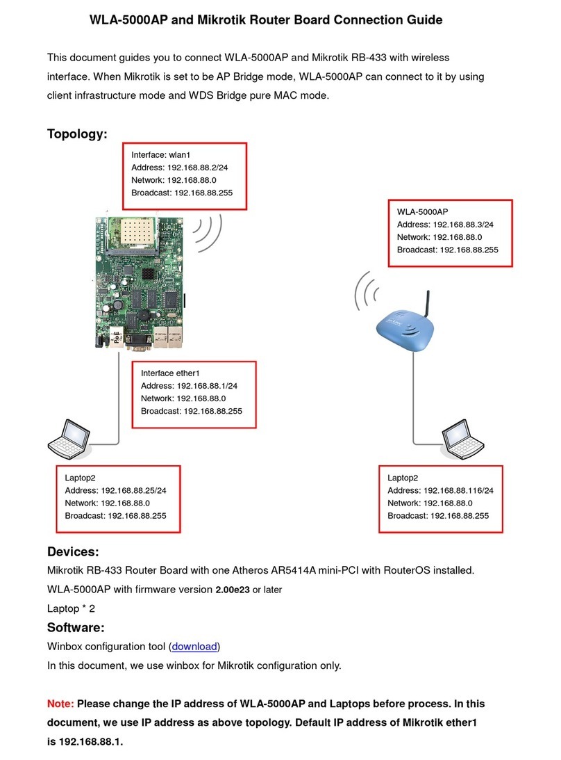 Ovislink AirLive WLA-5000AP Connection guide Ovislink AirLive WLA-5000AP Connection guide