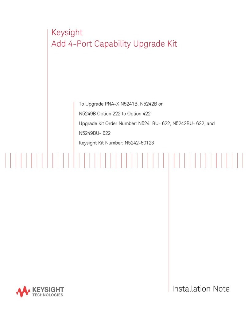 Keysight N5241BU-622 Installation and operation manual