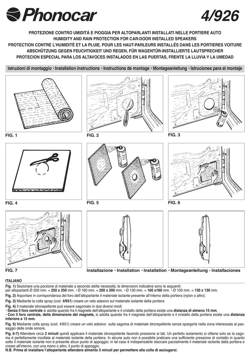 Phonocar 4/926 installation instructions